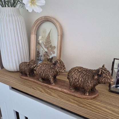 Highland Cow Family Ornament
