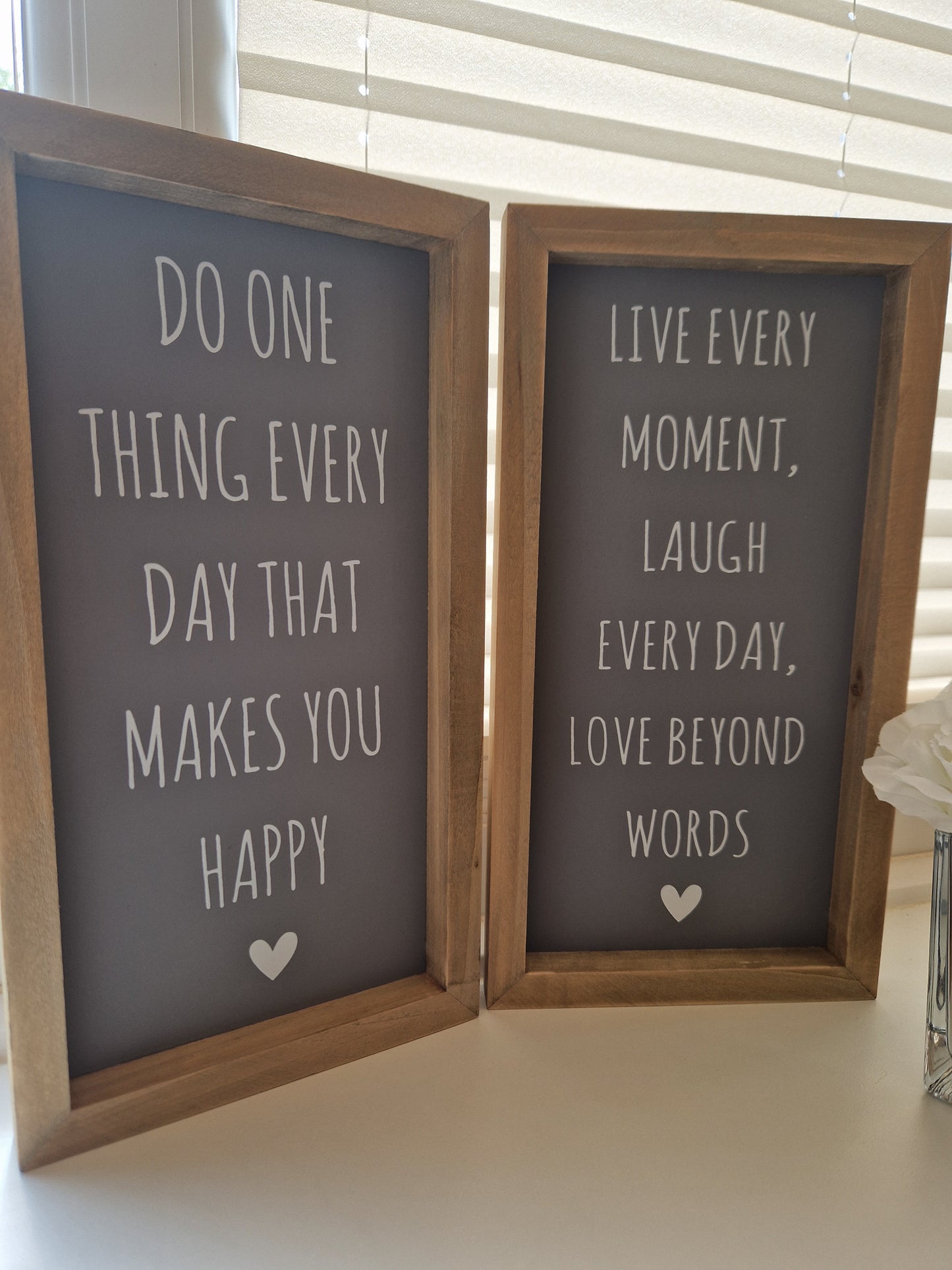 Set Of 2 Quote Signs