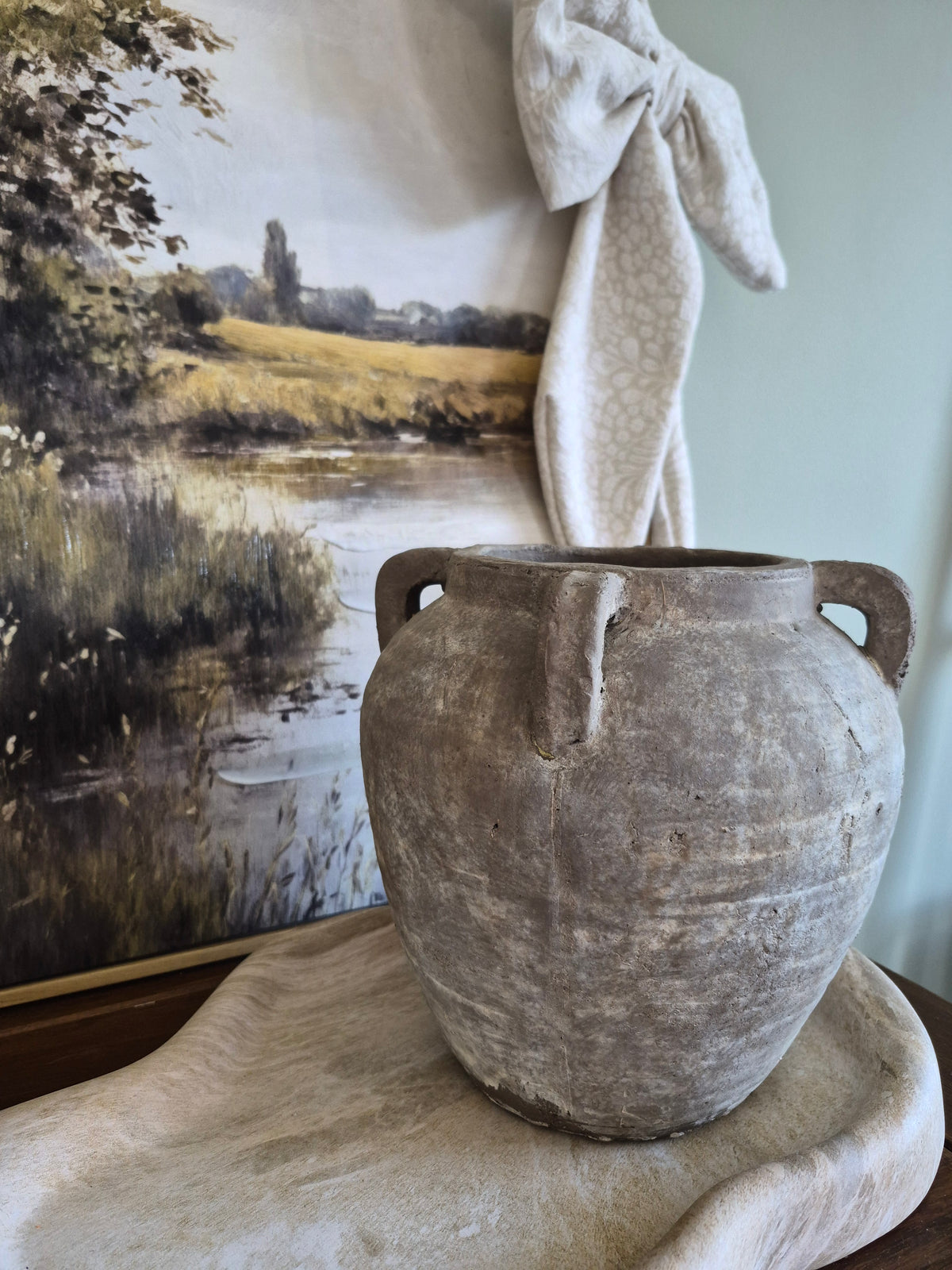Stone Vase 21.5cm