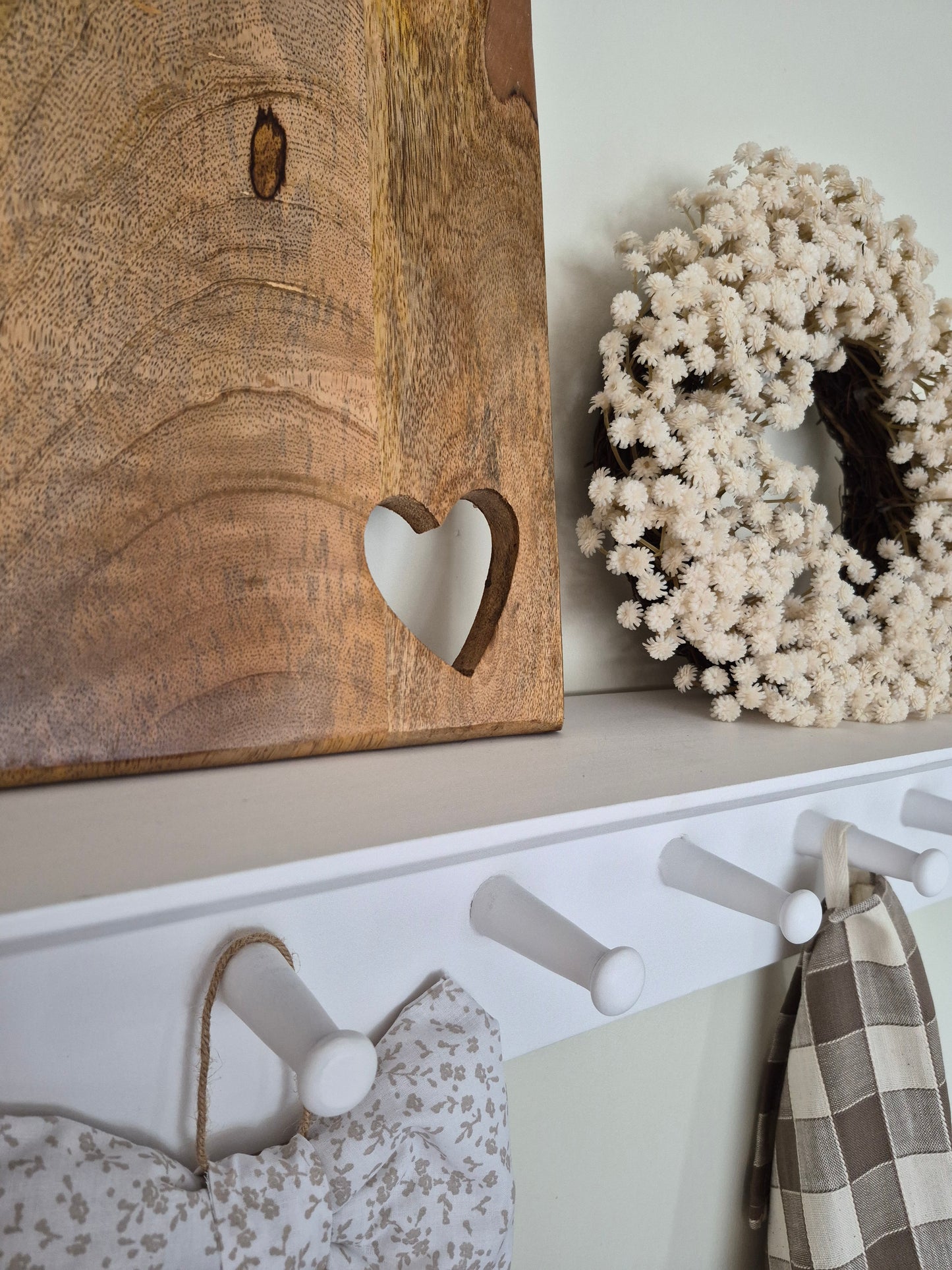 Wooden Heart Chopping Board
