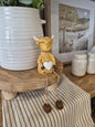 Highland Cow Shelf Sitter With Heart
