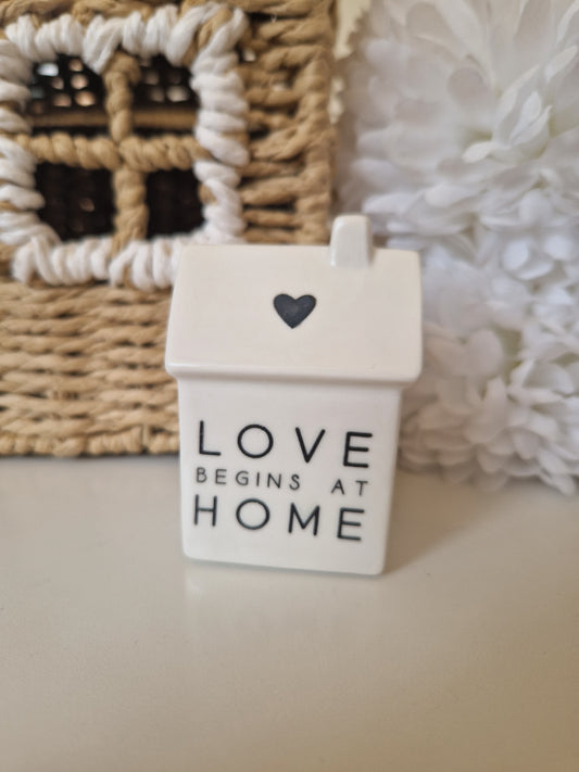 Love Begins At Home Ornament