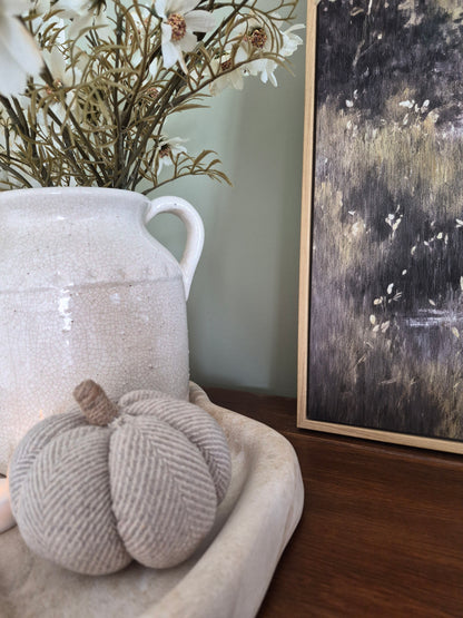Herringbone Fabric Pumpkin