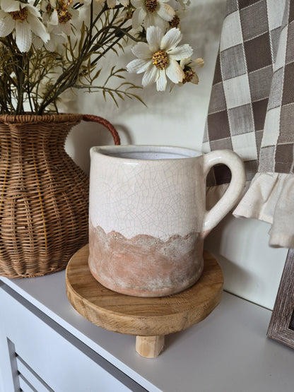 Crackled Cream Jug