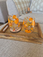 Autumn Pumpkin Stemless Glass