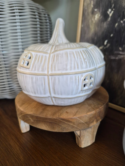 LED Pumpkin House