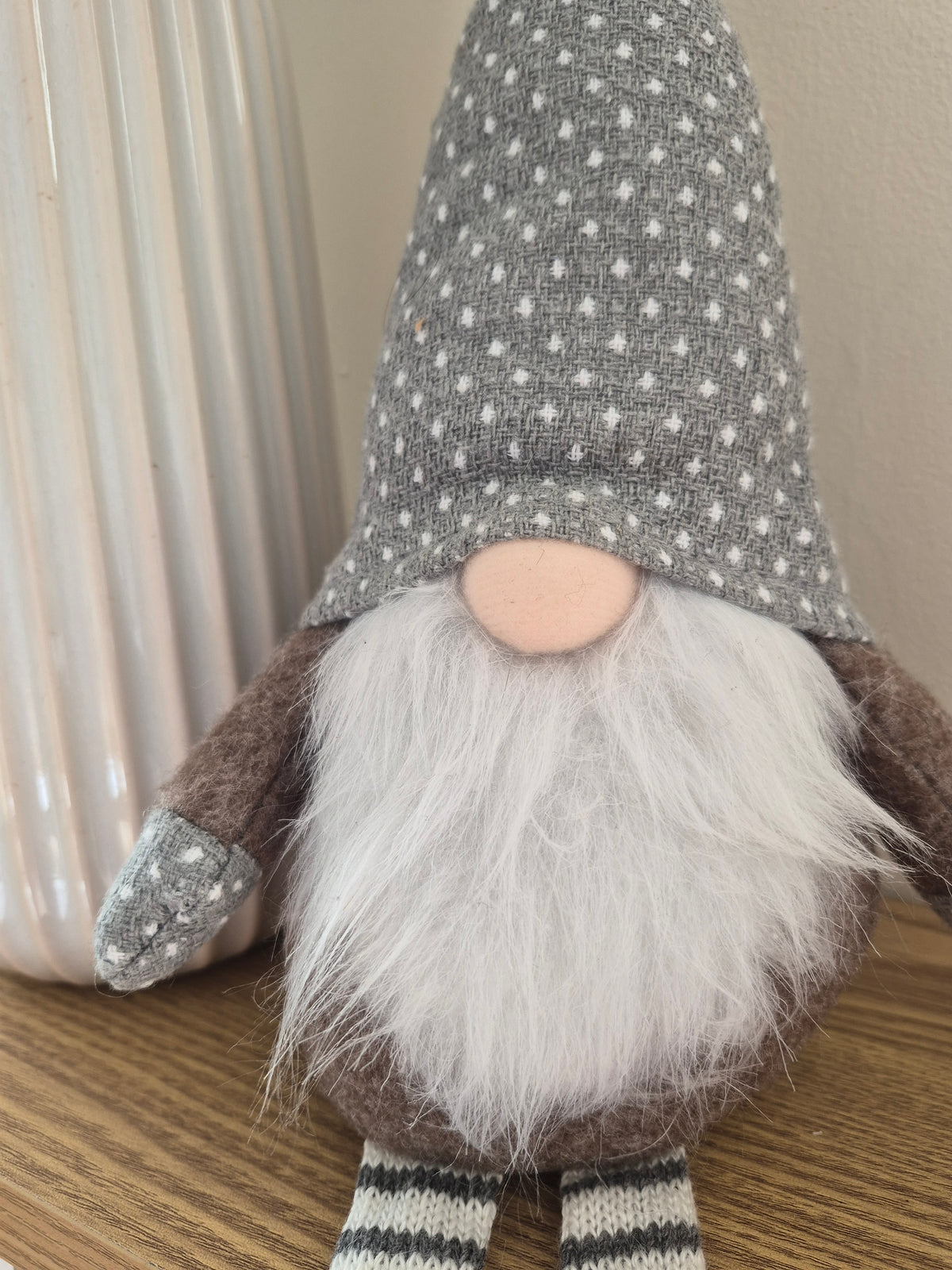 Grey Polka Dot Gonk