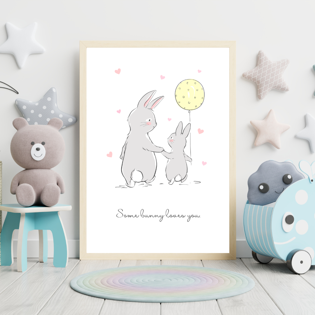 Some Bunny Loves You Print