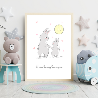 Some Bunny Loves You Print