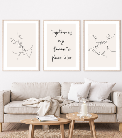 Together Is My Favourite Place To Be Prints