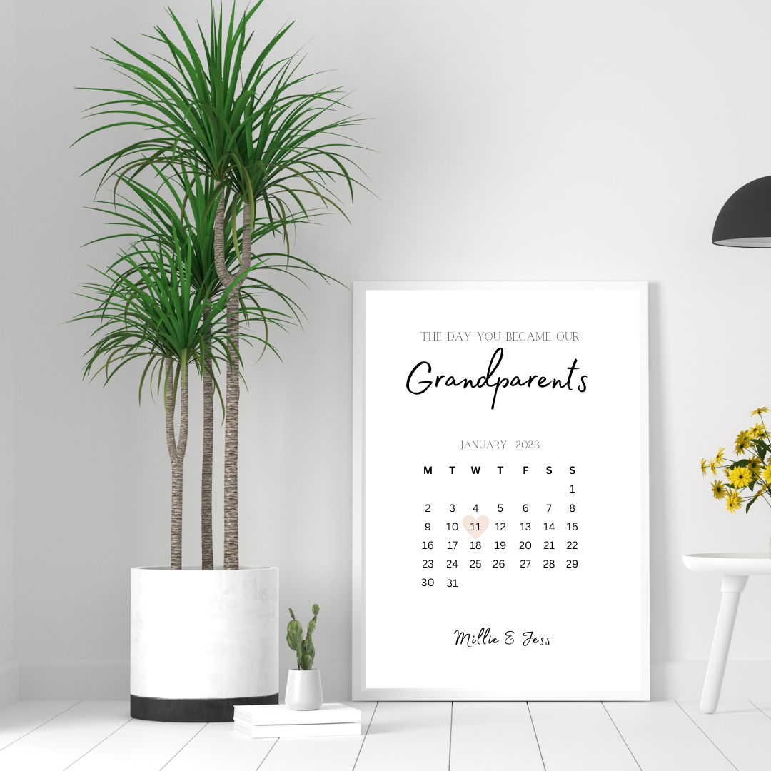 'The Day You Became Our' Custom Print