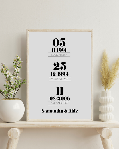 'I Said, You Said, We Said' Print