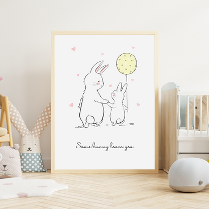 Some Bunny Loves You Print