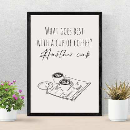 Coffee Quote Print