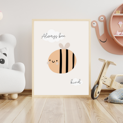 Always Bee Kind Print