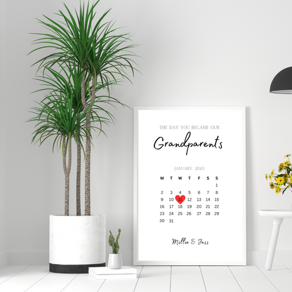 'The Day You Became Our' Custom Print