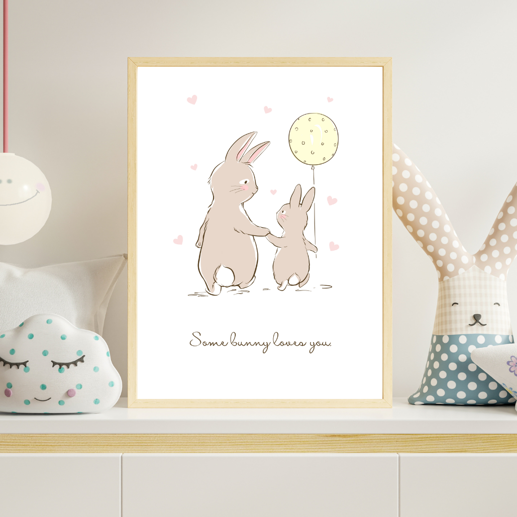 Some Bunny Loves You Print