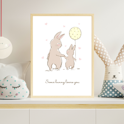 Some Bunny Loves You Print